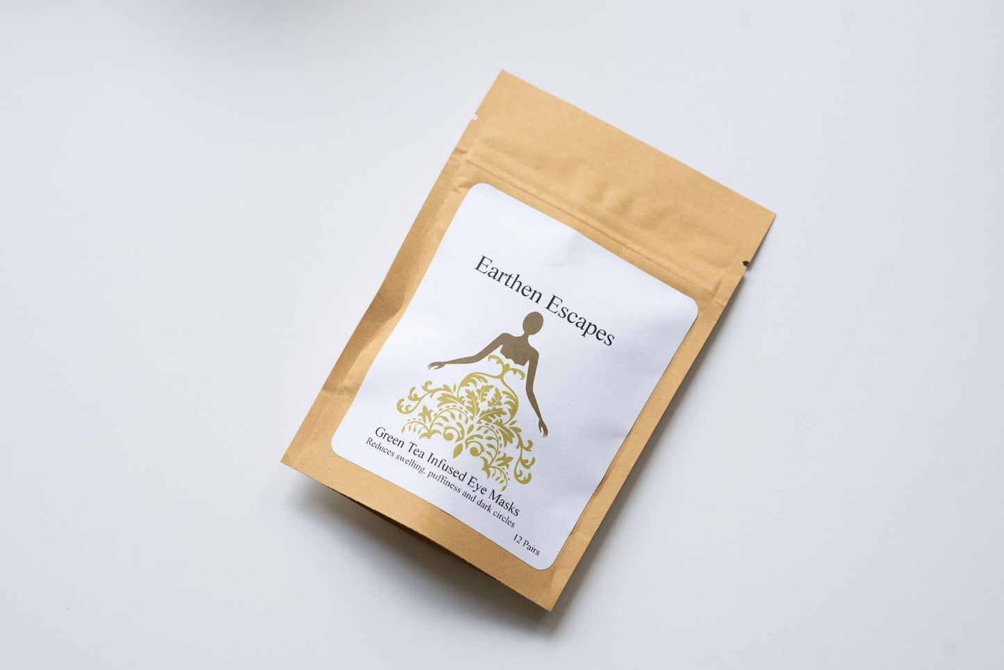 Green Tea Infused Eye Masks - Earthen Escapes